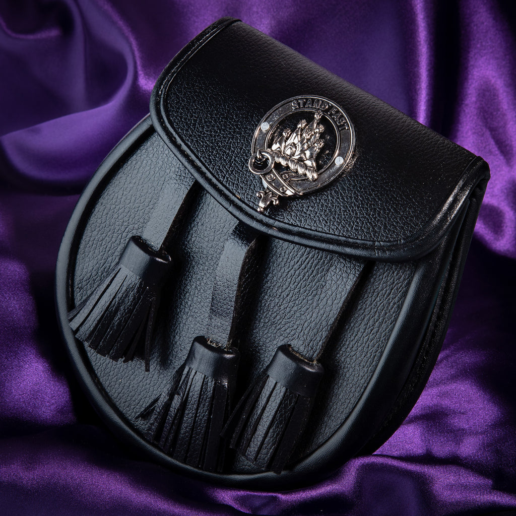 Clan Leather Half Dress Sporran Grant