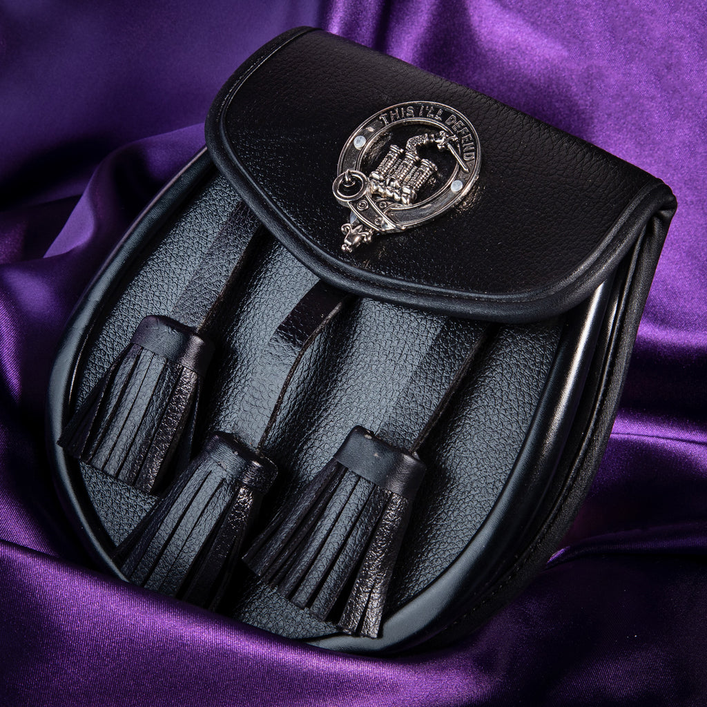 Clan Leather Half Dress Sporran Kincaid