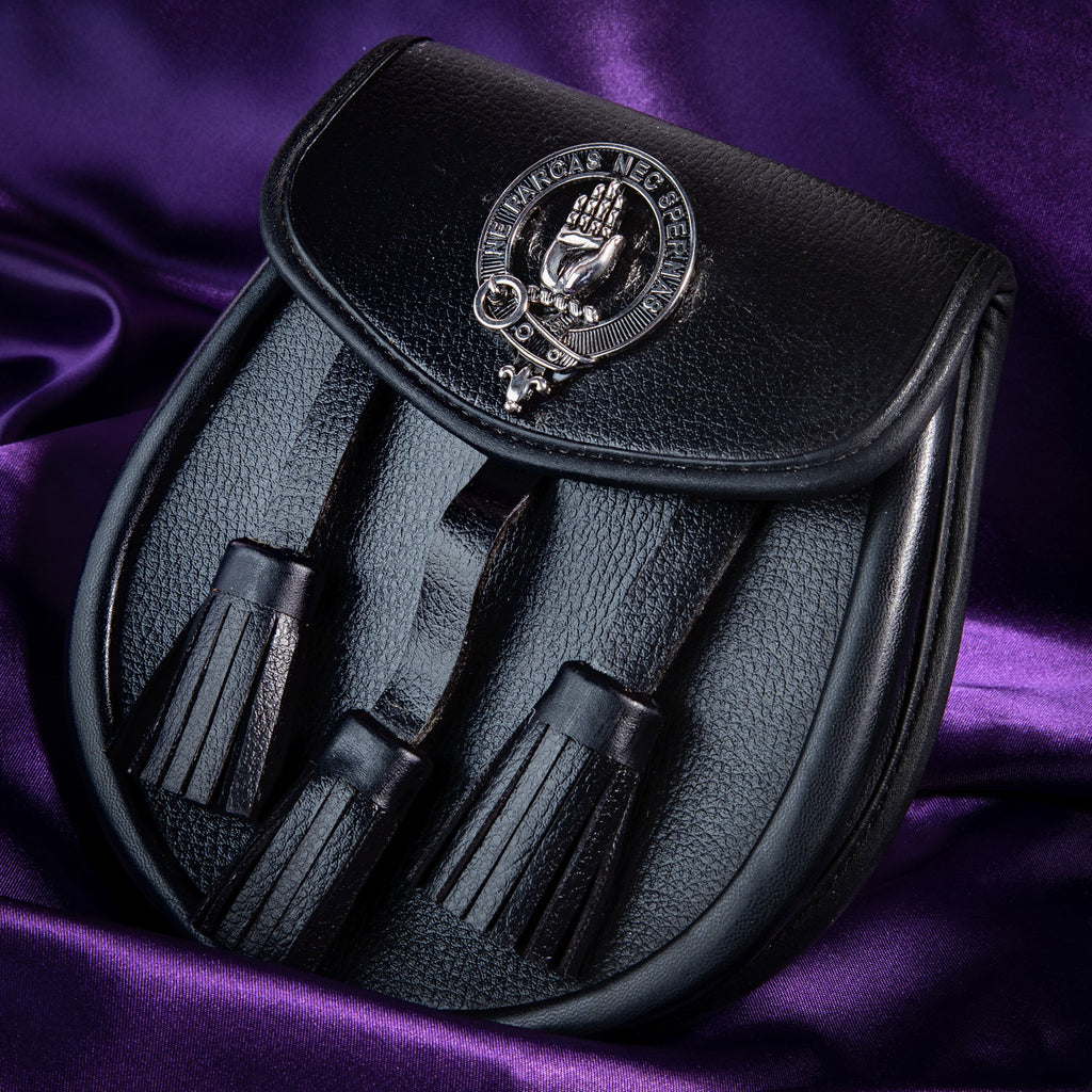 Clan Leather Half Dress Sporran Lamont