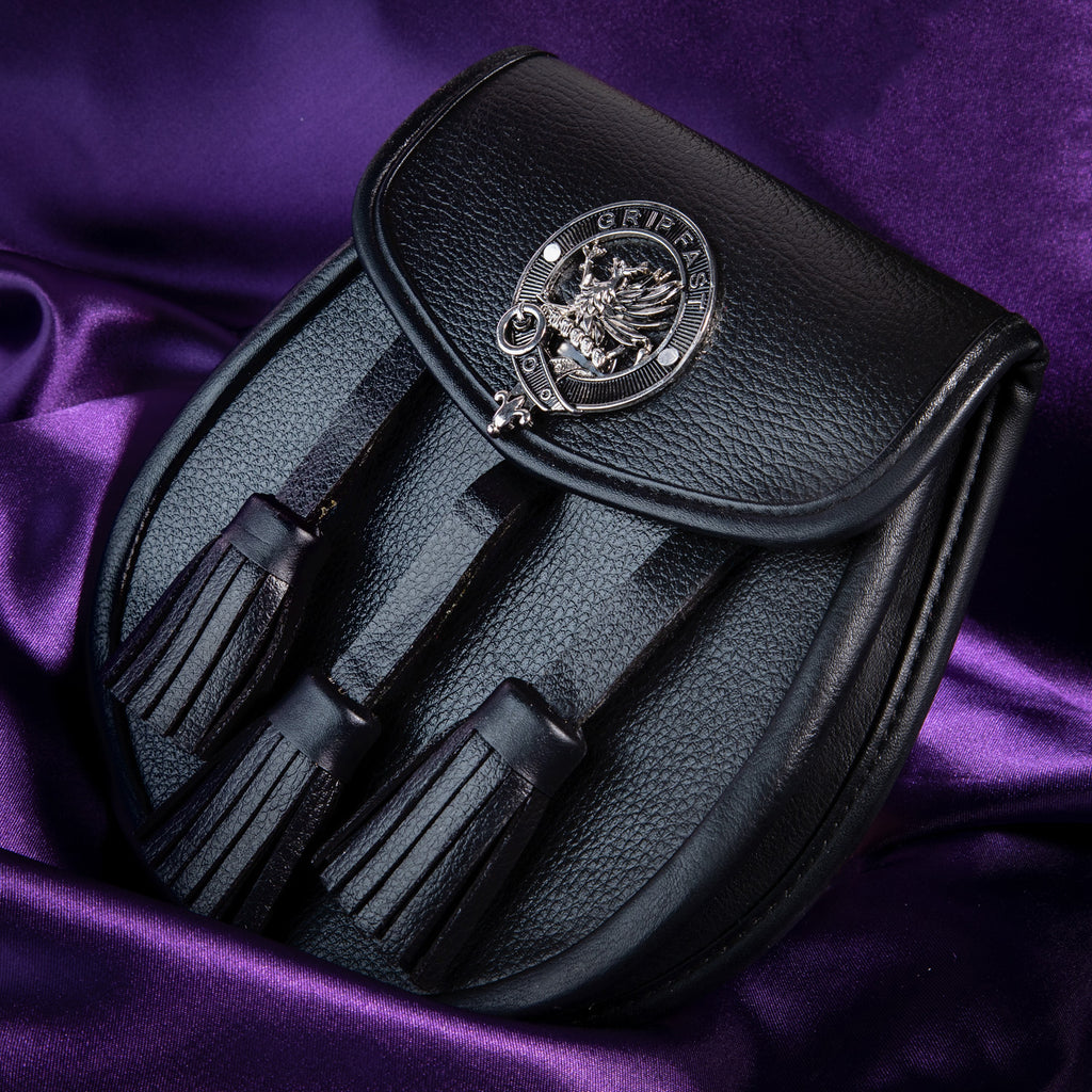 Clan Leather Half Dress Sporran Leslie
