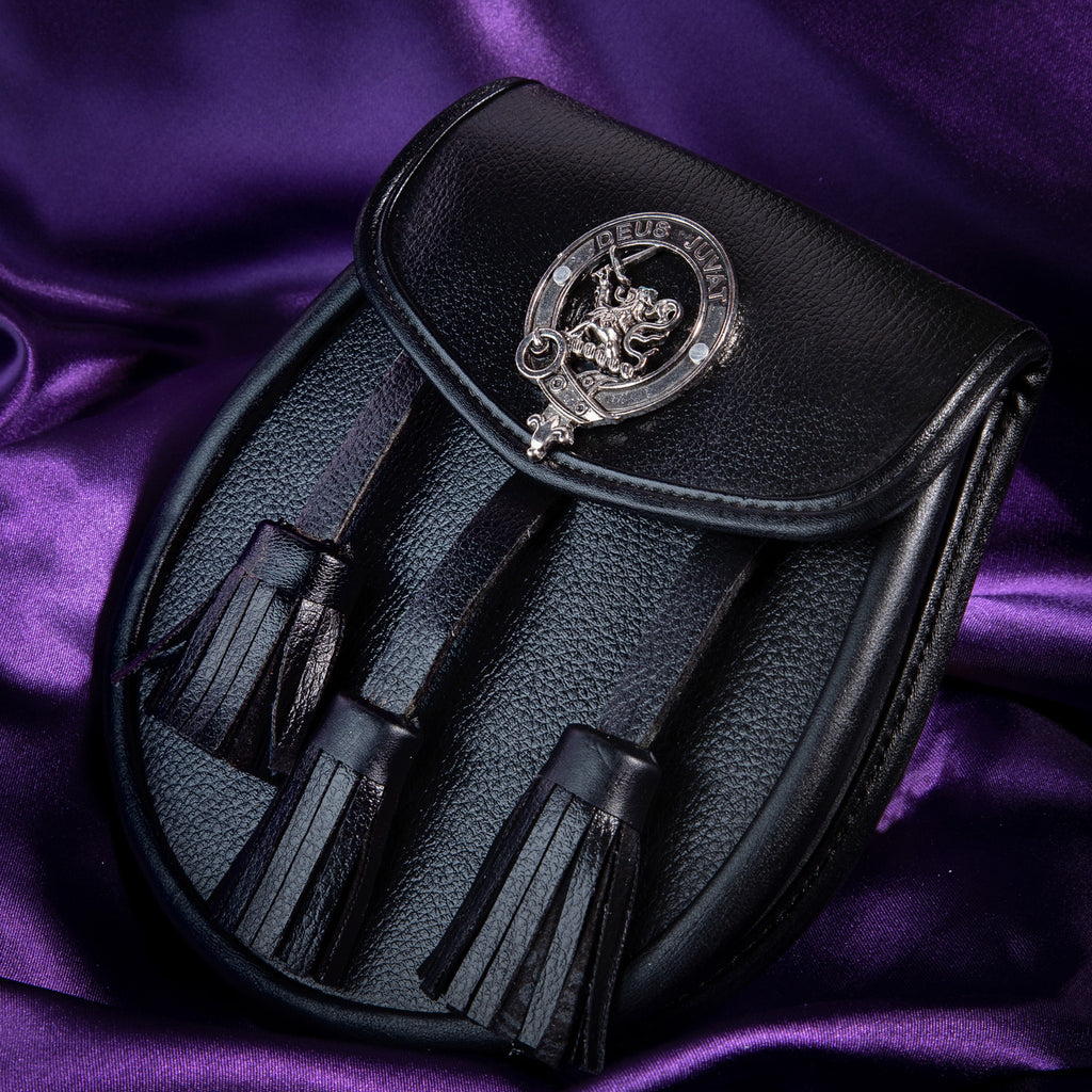 Clan Leather Half Dress Sporran Macduff