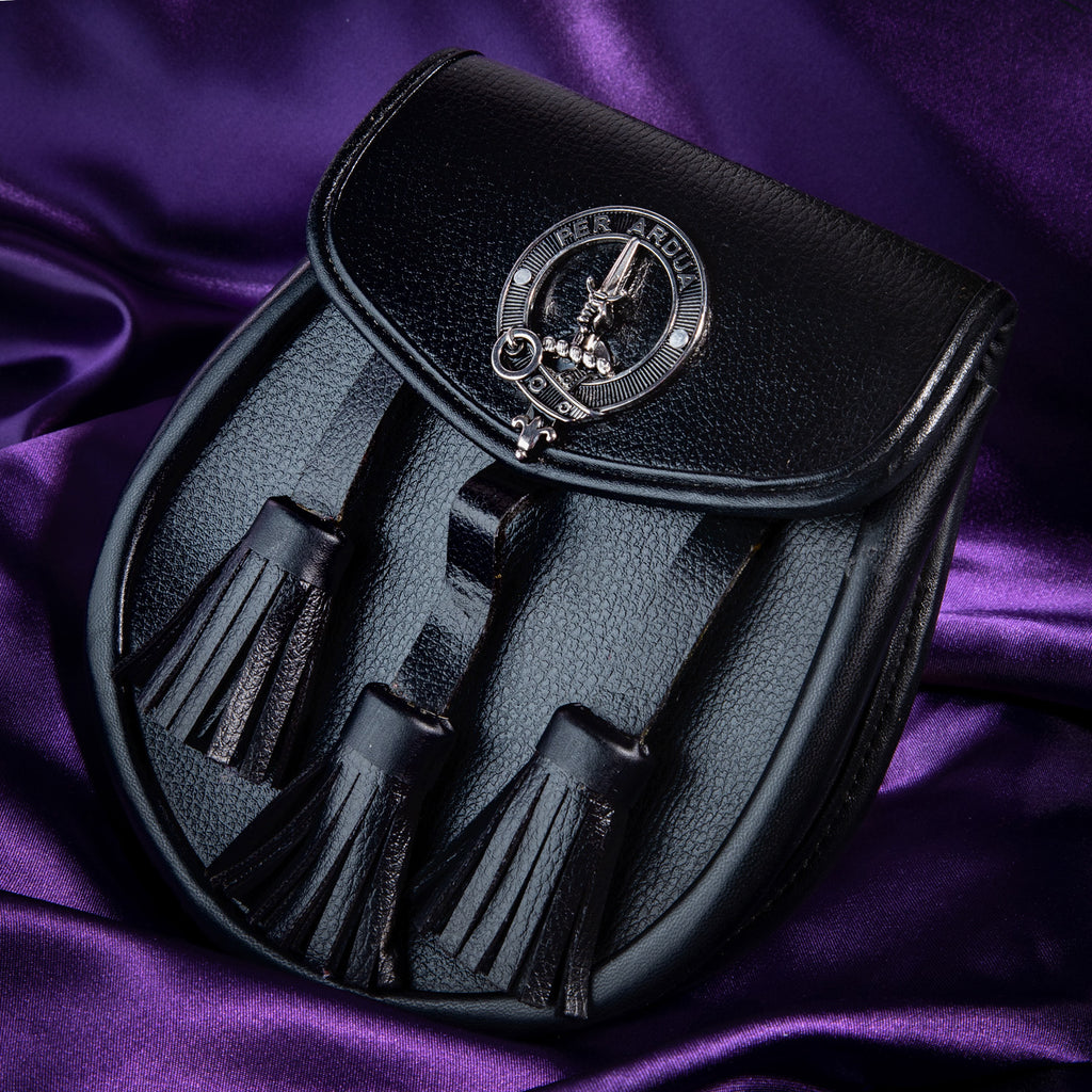 Clan Leather Half Dress Sporran Macintyre