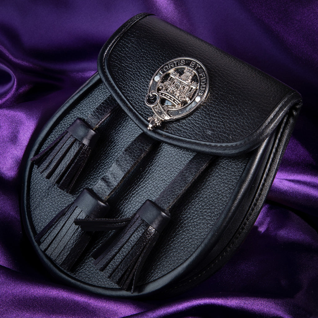 Clan Leather Half Dress Sporran Maclachlan