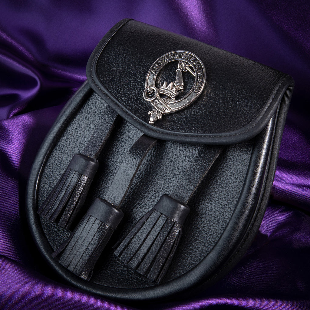Clan Leather Half Dress Sporran Macquarrie