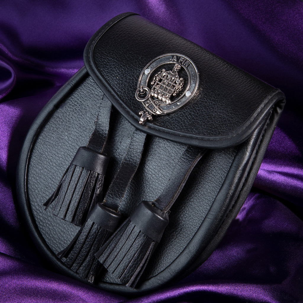 Clan Leather Half Dress Sporran Ogilvie