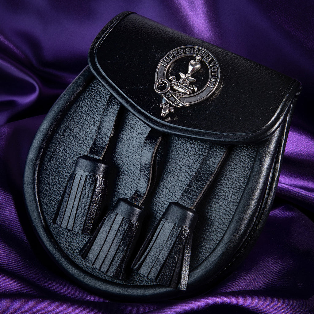 Clan Leather Half Dress Sporran Rattray