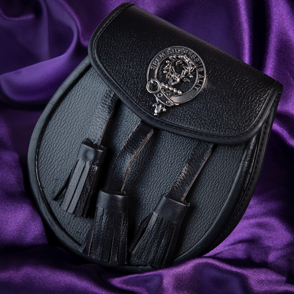Clan Leather Half Dress Sporran Ross