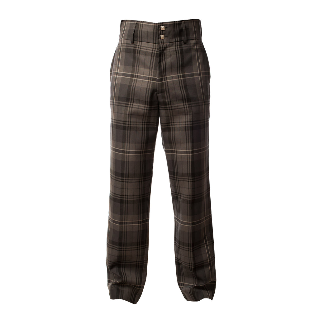 Men's Tartan Trews Hamilton Grey