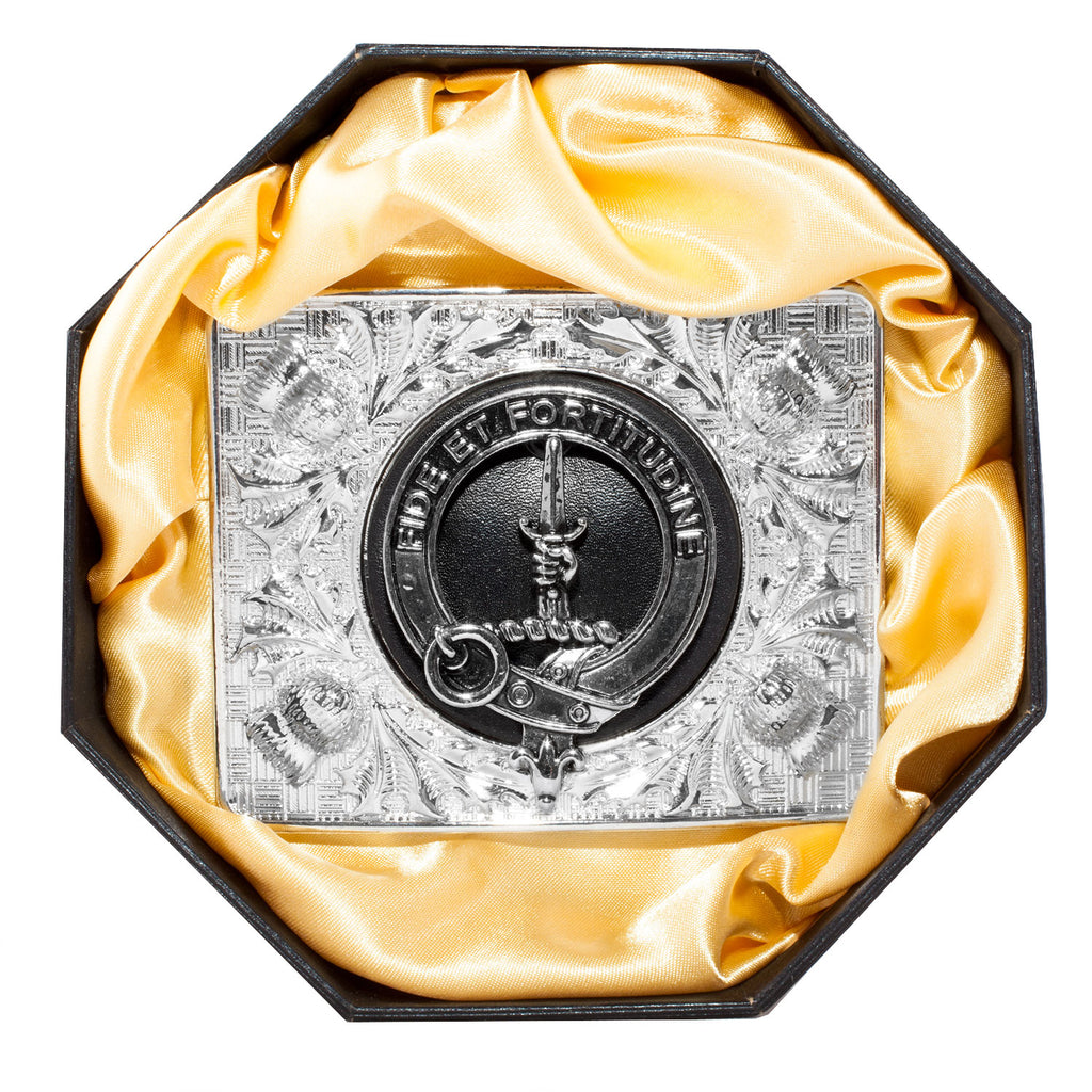 Clan Belt Buckle Shaw