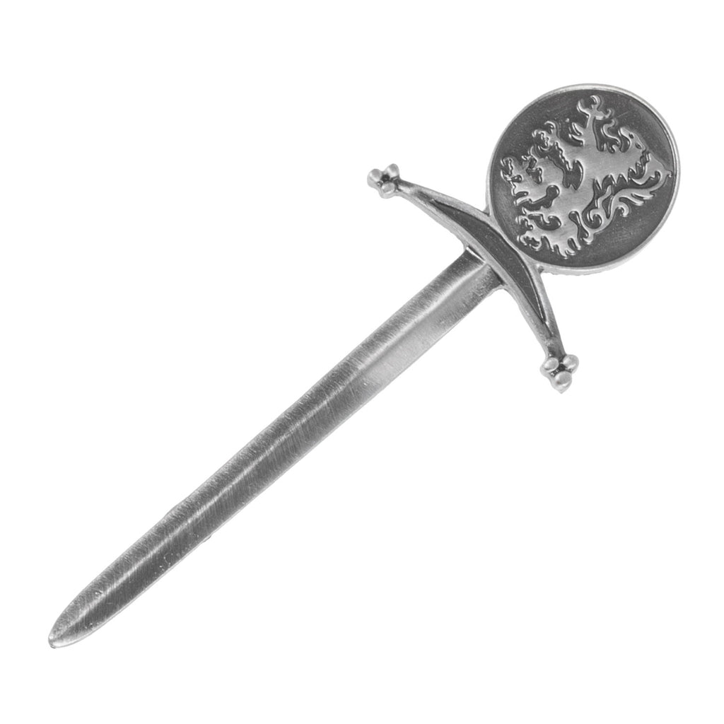Lion Rampant Kilt Pin Satin Finish