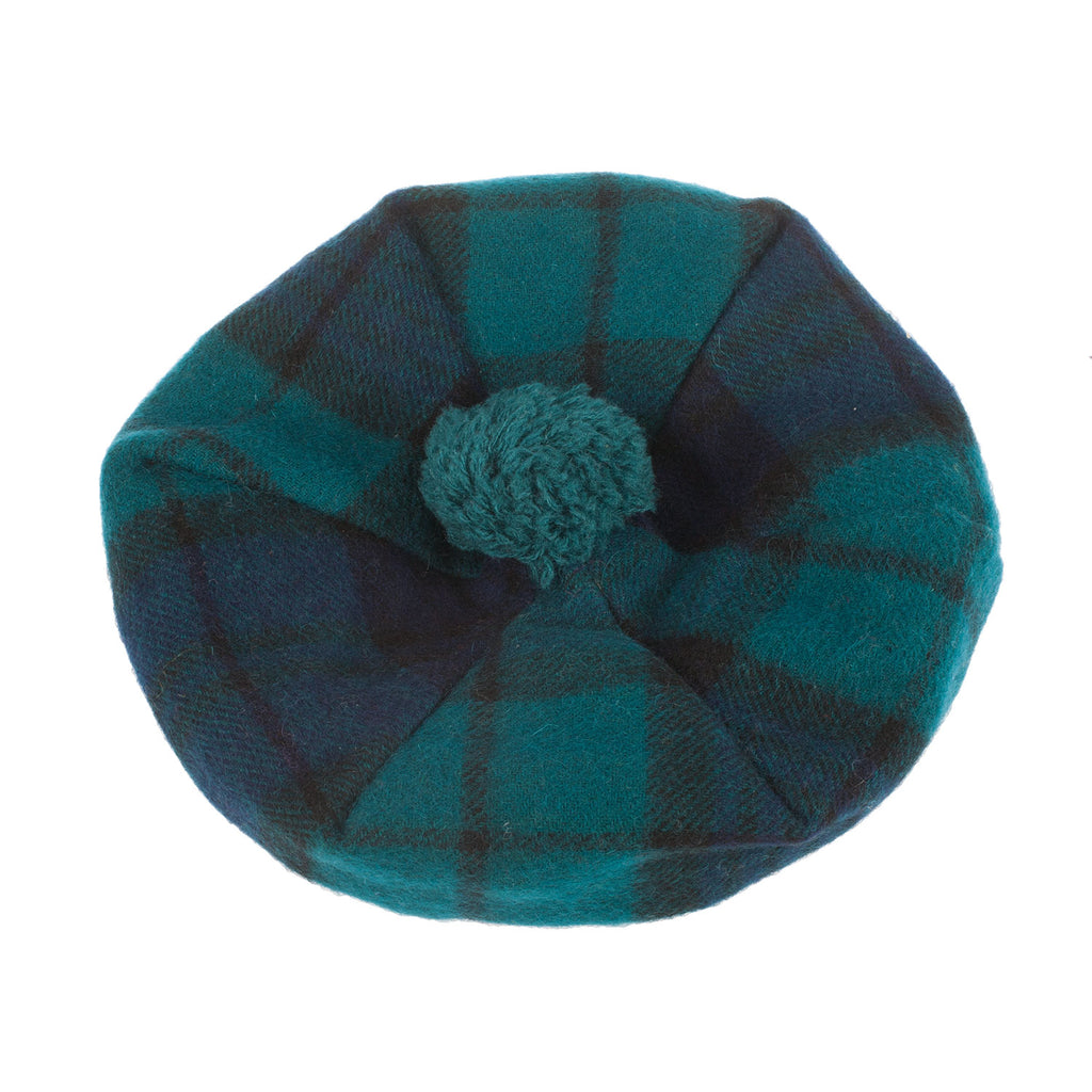 Babies Lambswool Tammy Hat Black Watch