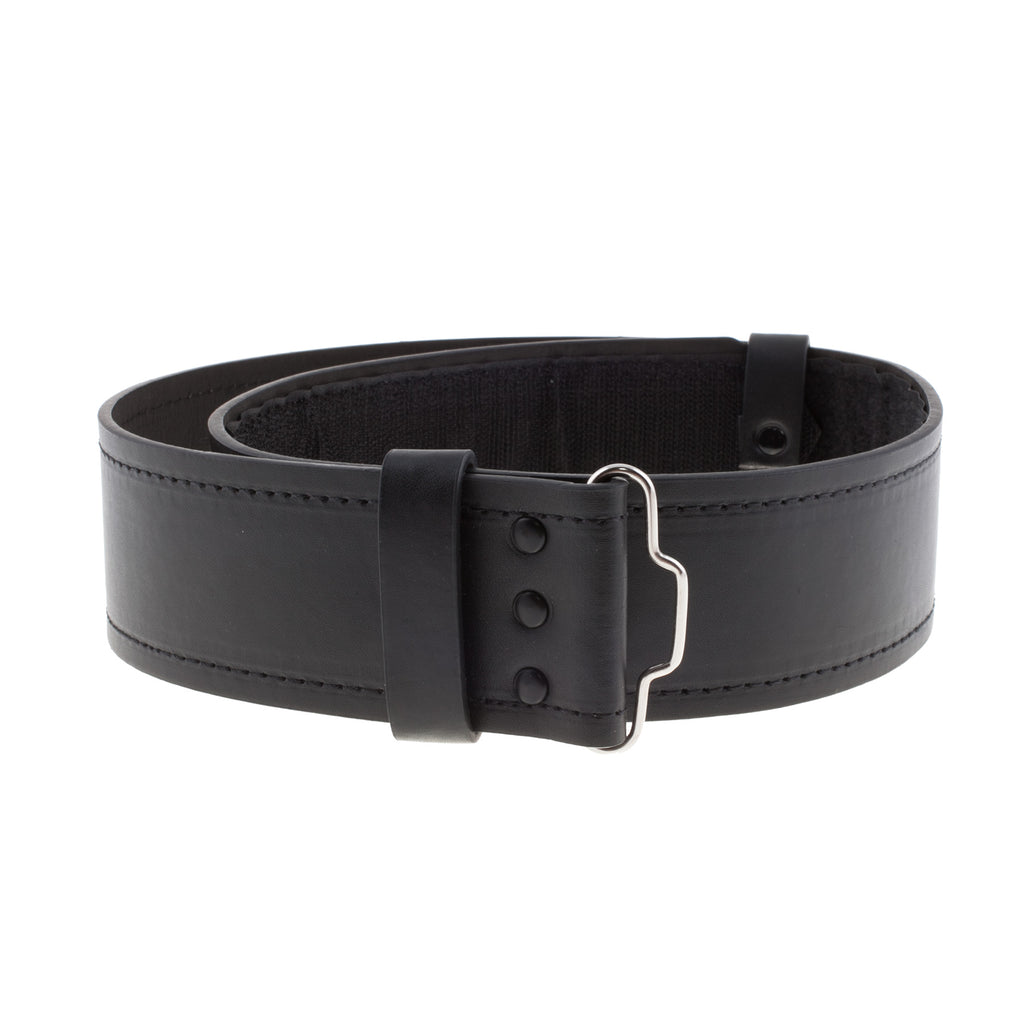 Gents Black Leather Plain Kilt Belt