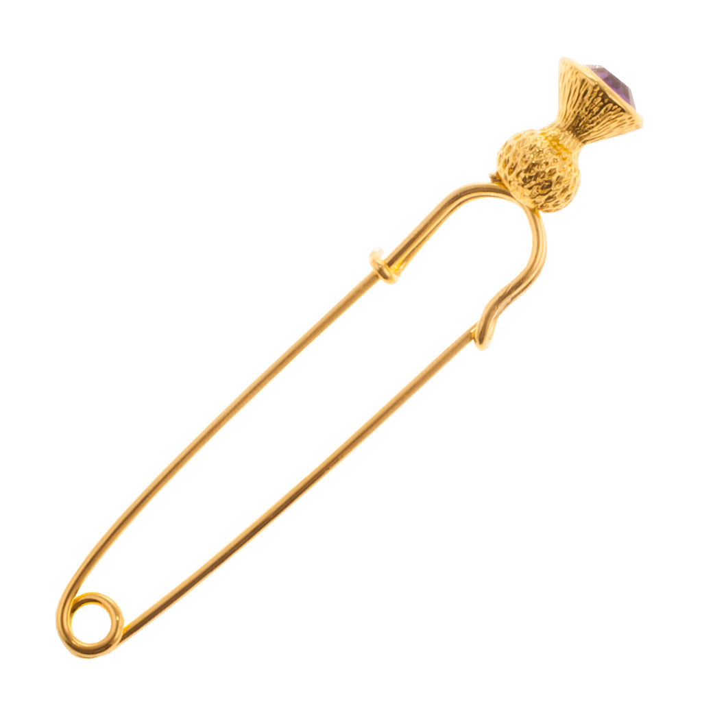 Ladies Thistle Kilt Pin