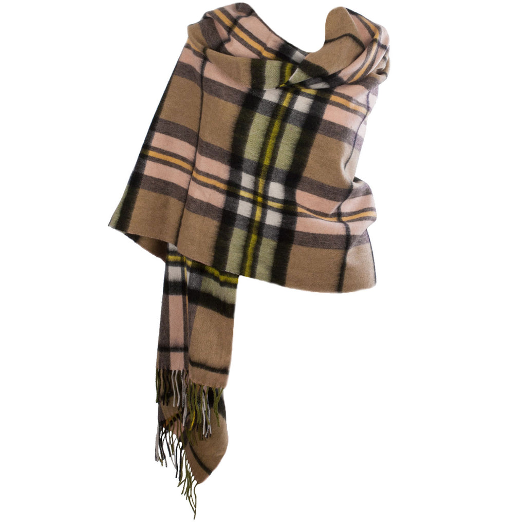 Edinburgh Lambswool Stole  Sherwood Gold B