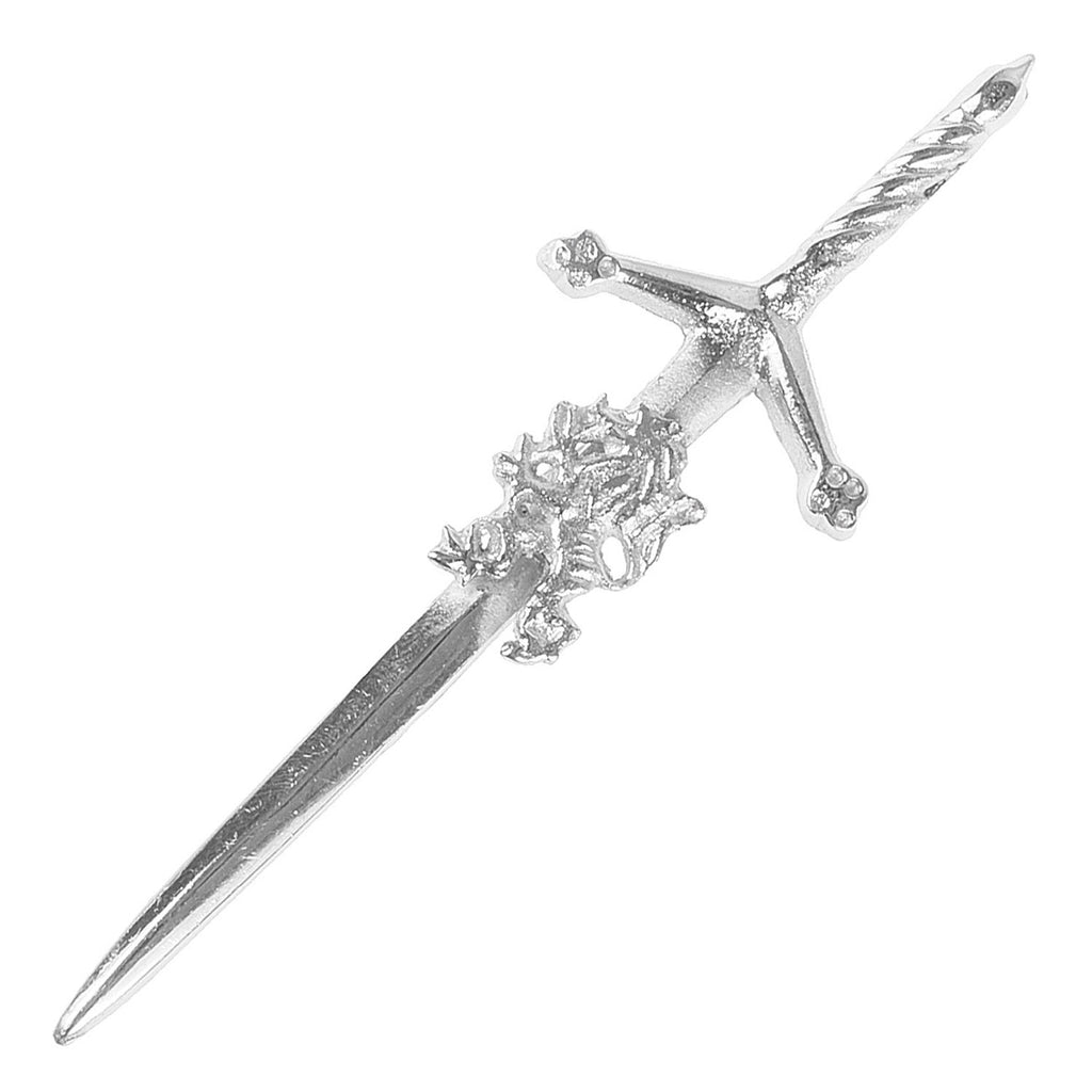 Lion Sword  Kilt Pin Chrome