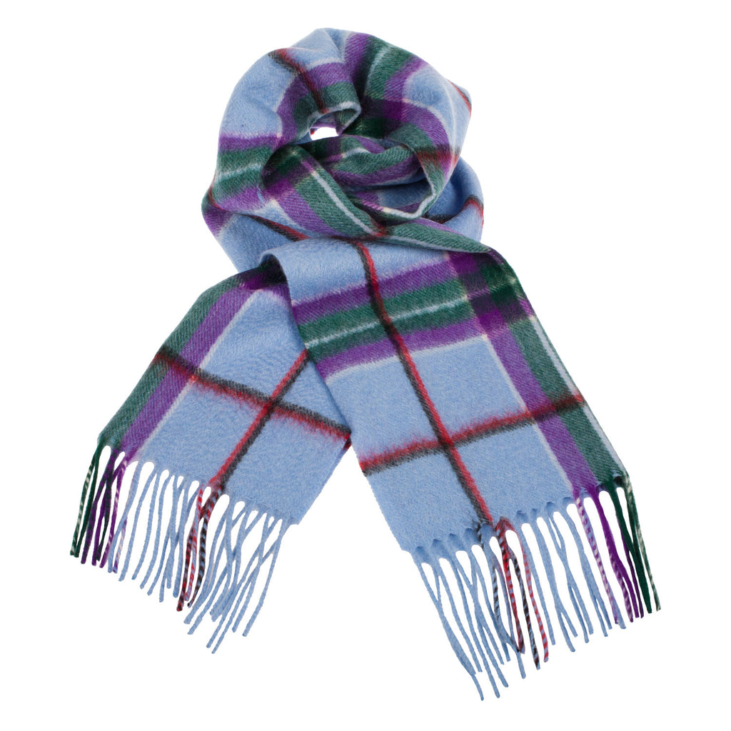Cashmere Scottish Tartan Clan Scarf  World Peace Tartan
