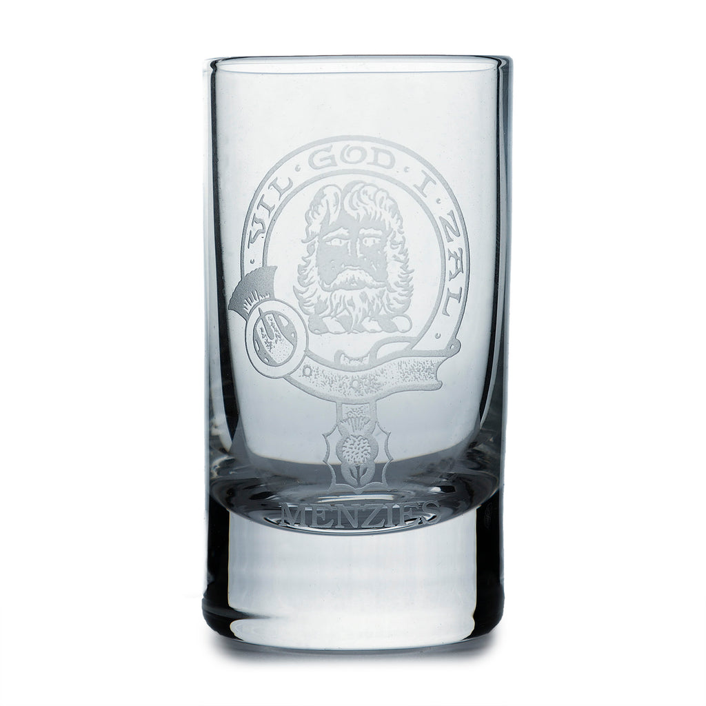 Collins Crystal Clan Shot Glass Menzies