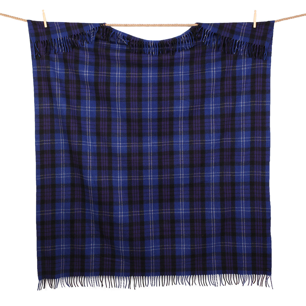 Highland Wool Blend Tartan Blanket / Throw Extra Warm Heritage Of Scotland