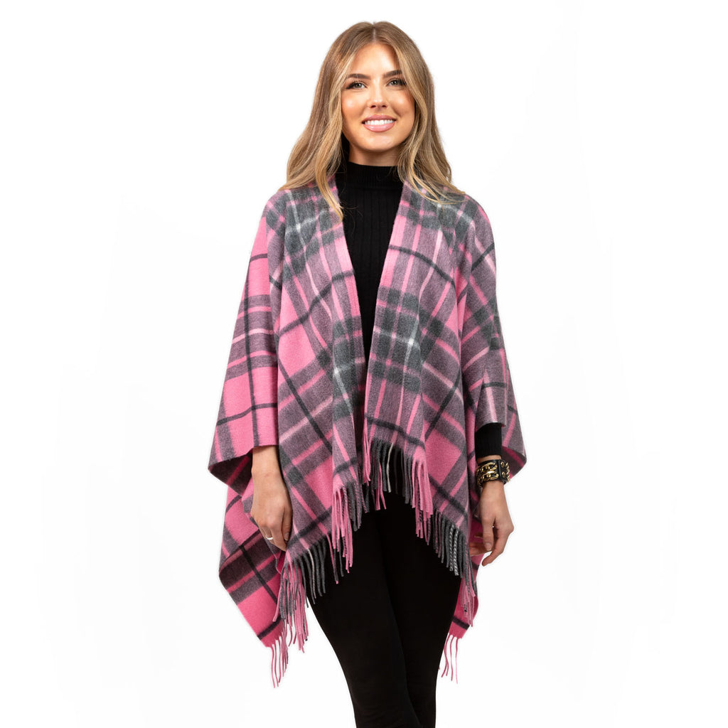 Dunedin Cashmere Mini Cape  Gresham/Pink-Derby