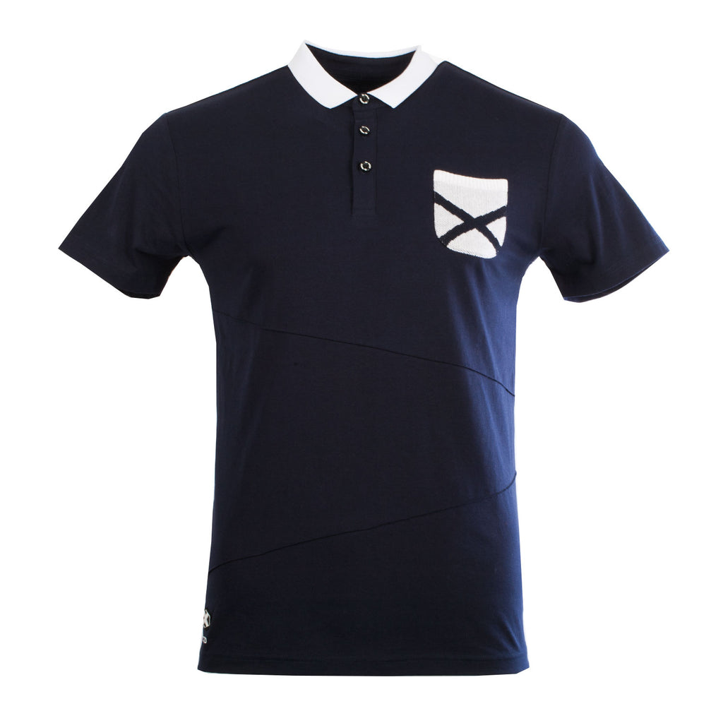 Adults Saltire Pocket Polo Shirt