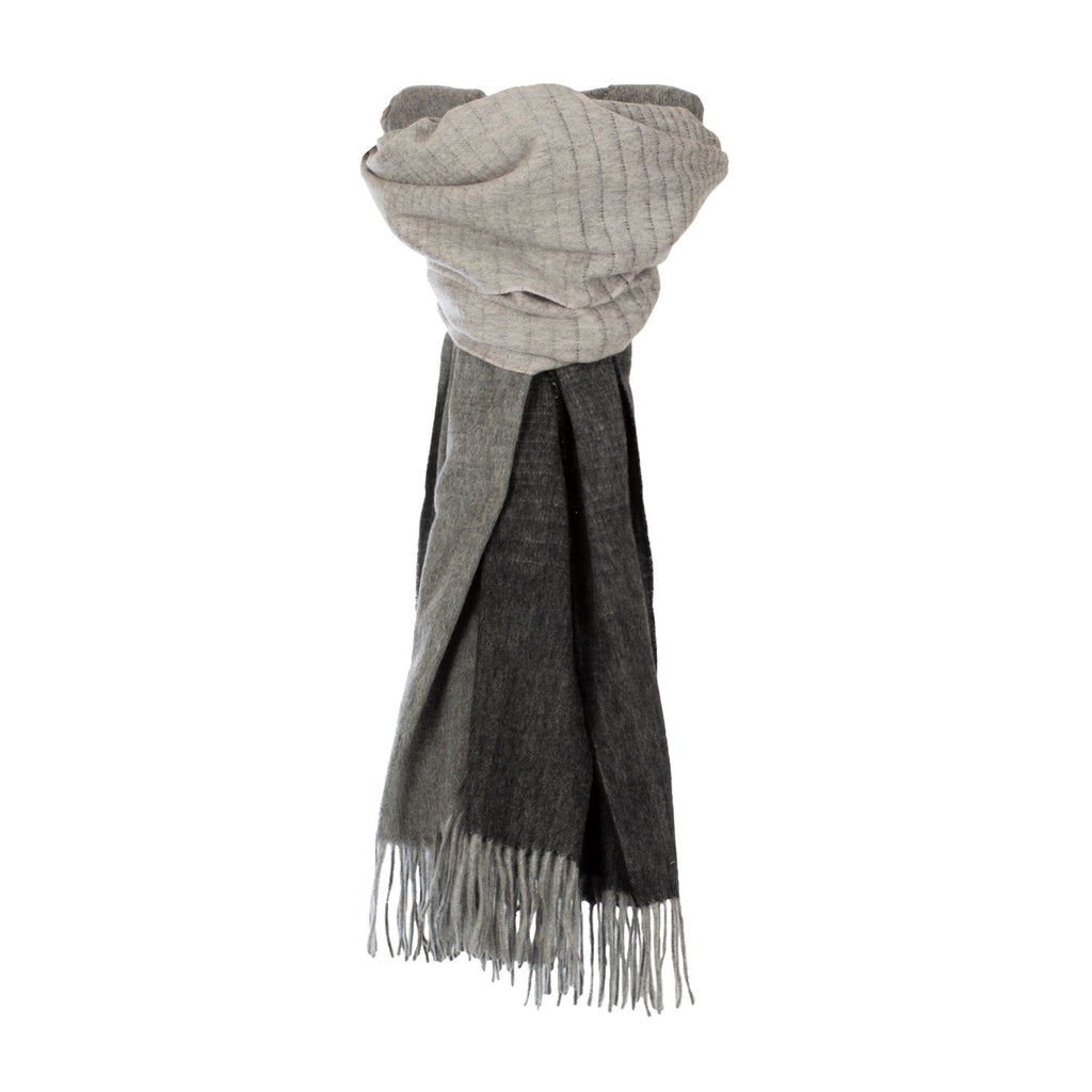Women's 100% Cashmere Graduation Stole  Grey