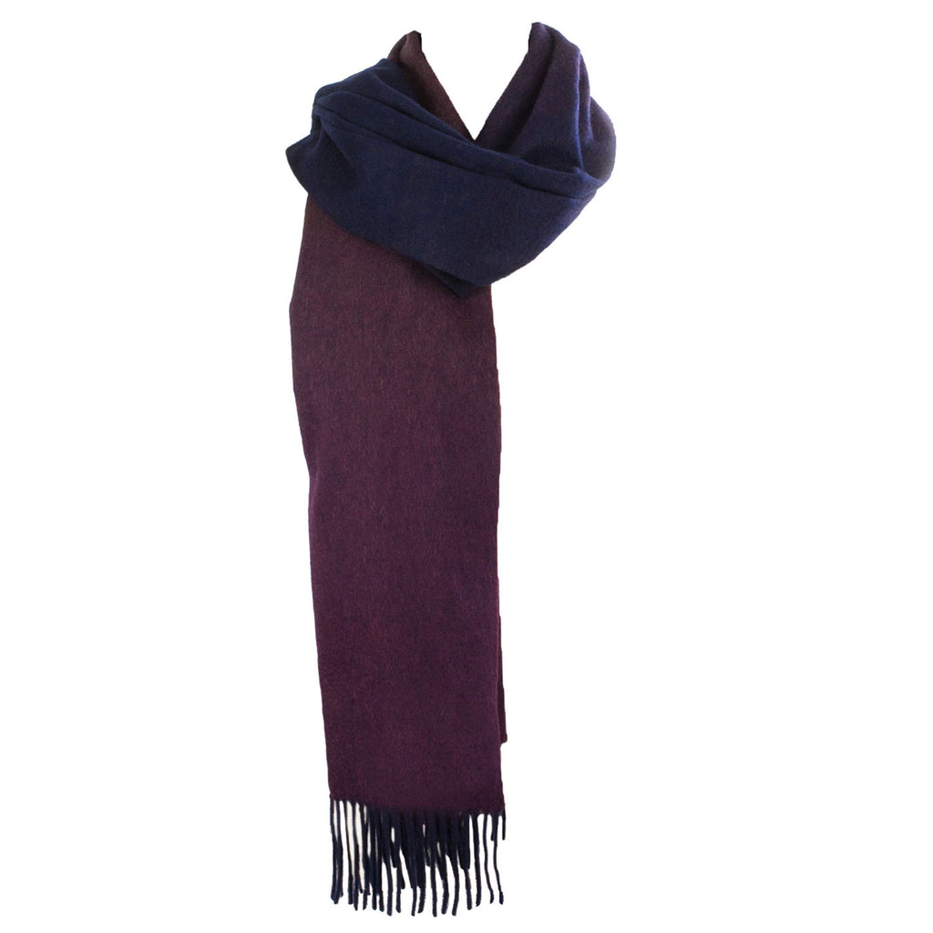 Women's 100% Cashmere Graduation Stole  Navy