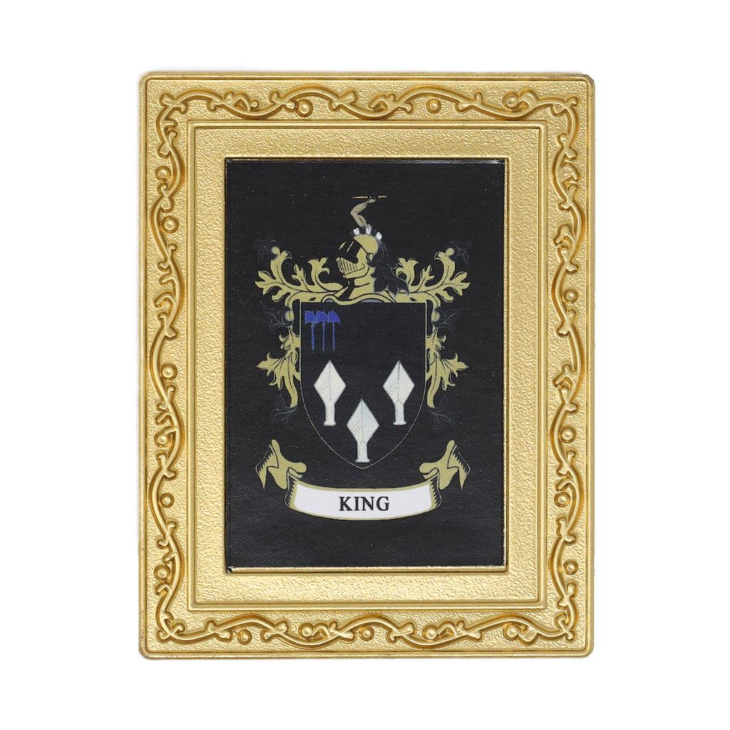 Coat Of Arms Fridge Magnet King