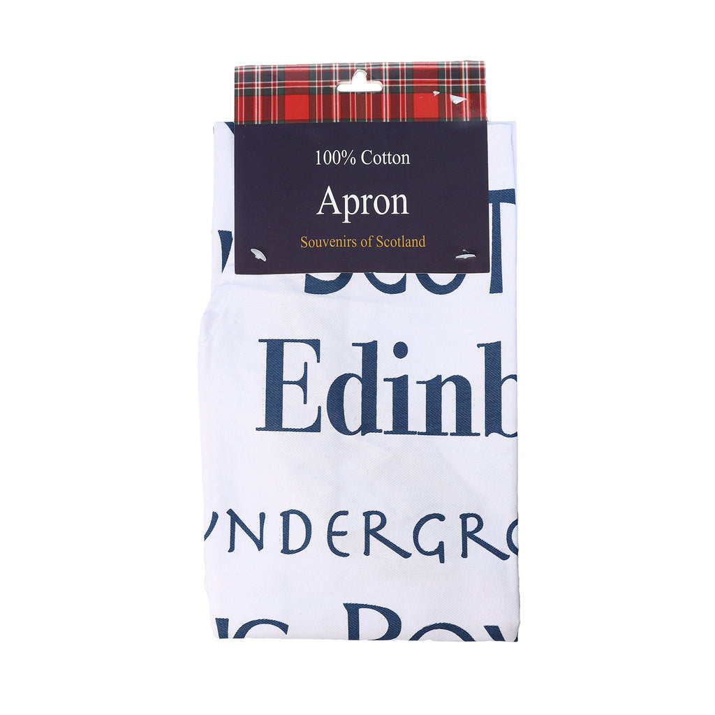Scotland Saltire Place Names Apron