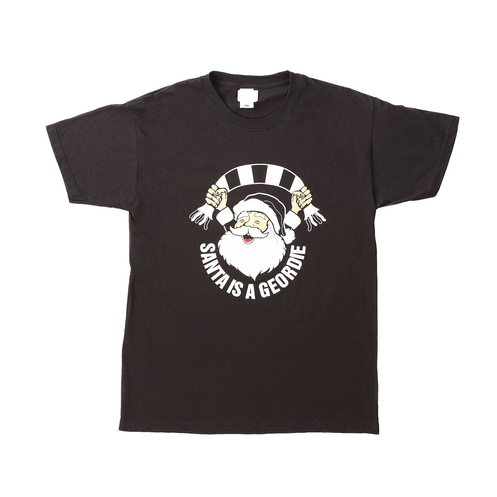 Xmas Tshirt Santa Geordie Fan