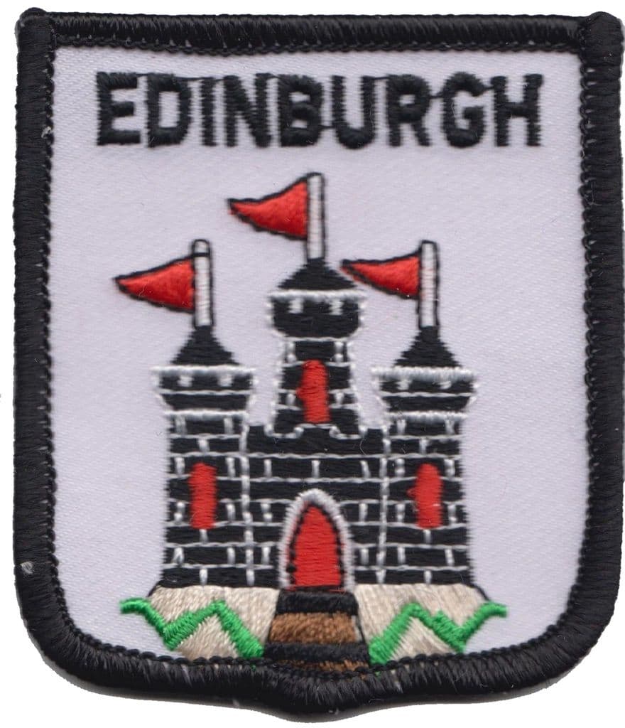 Edinburgh Castle Emb Badge