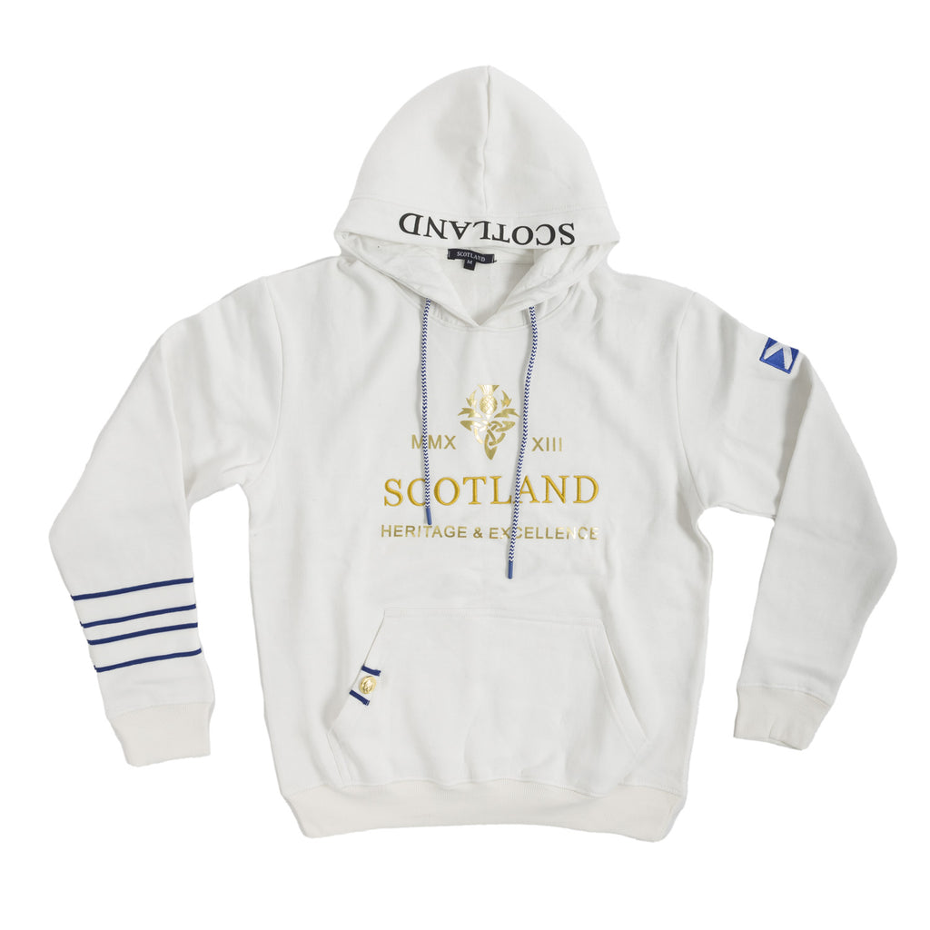Men's Morrison Hooded Top Off White