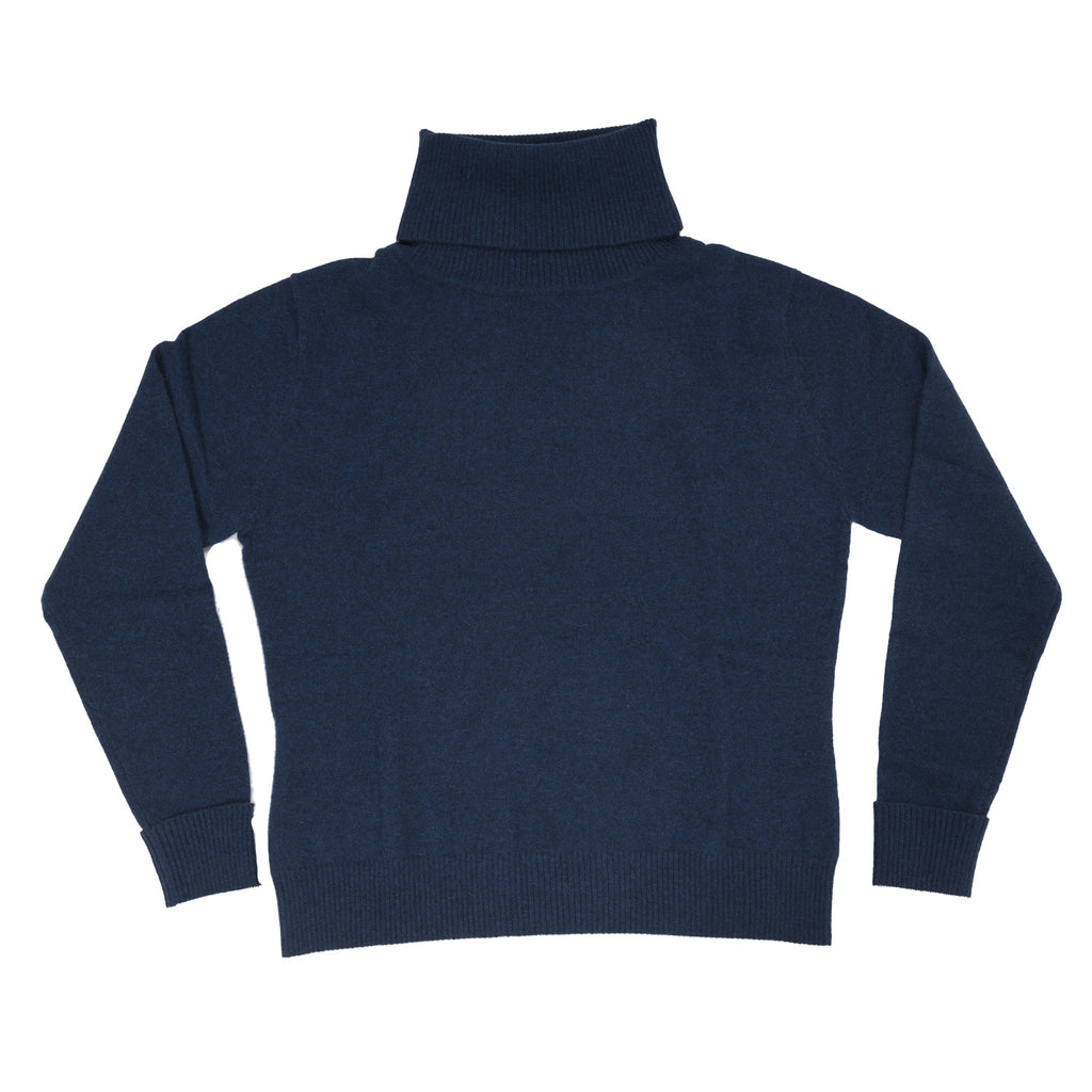 100% Cashmere Ladies Roll Neck Astral