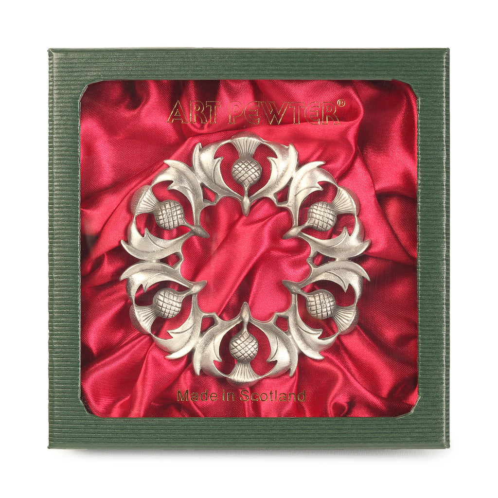 Plaid Brooches