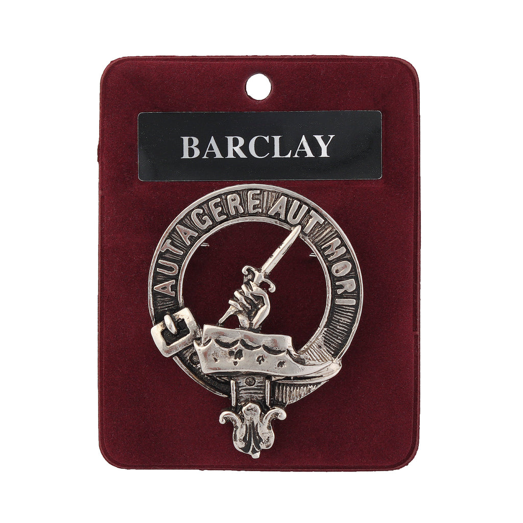Art Pewter Clan Badge 1.75" Barclay