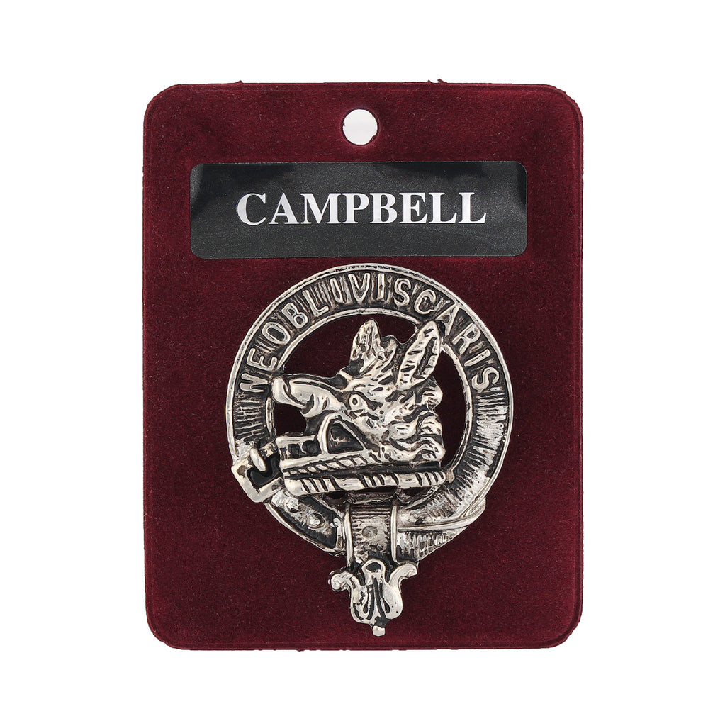 Art Pewter Clan Badge 1.75" Campbell