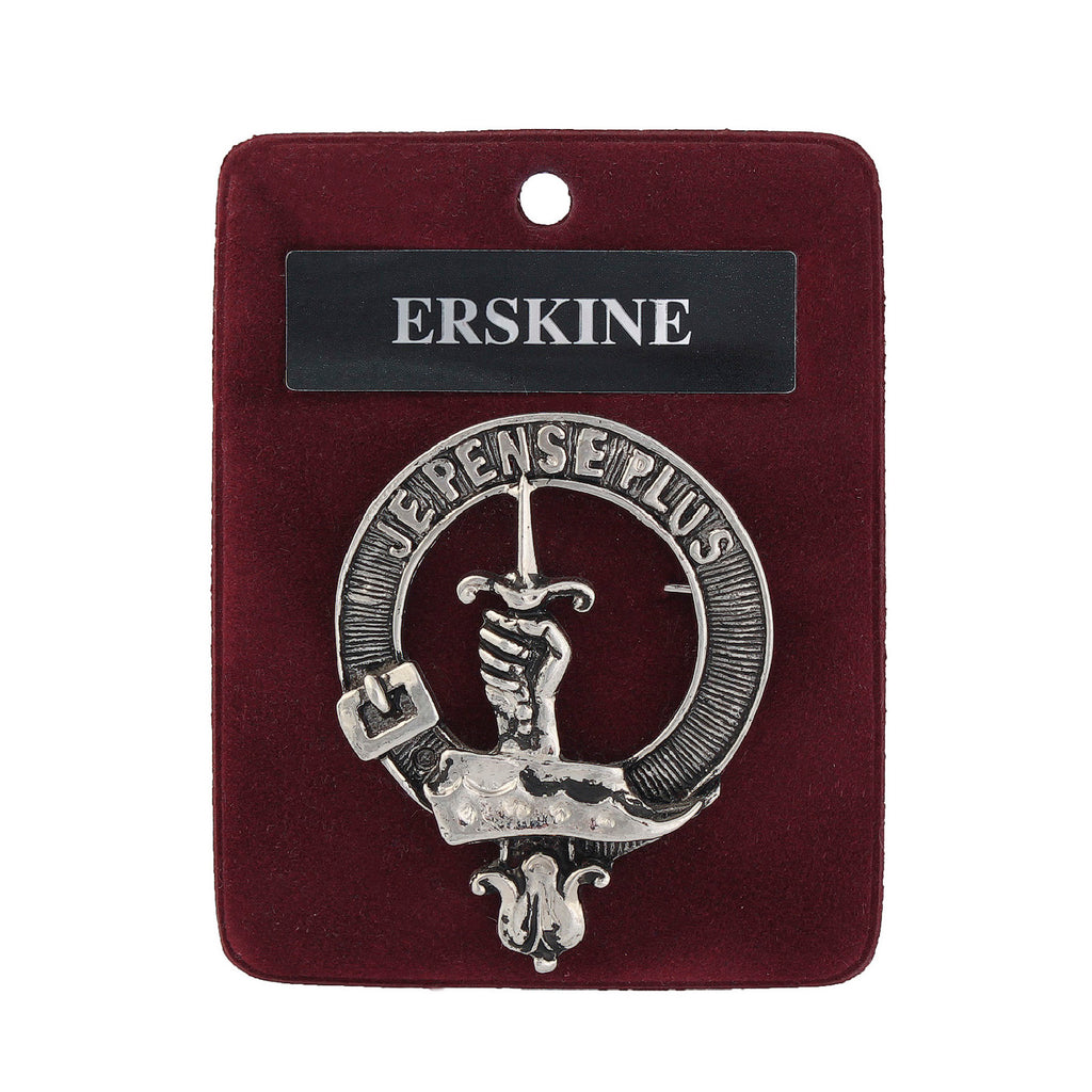 Art Pewter Clan Badge 1.75" Erskine