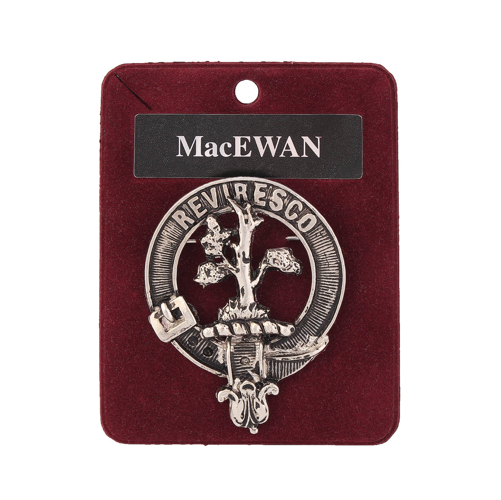 Art Pewter Clan Badge 1.75" Macewan