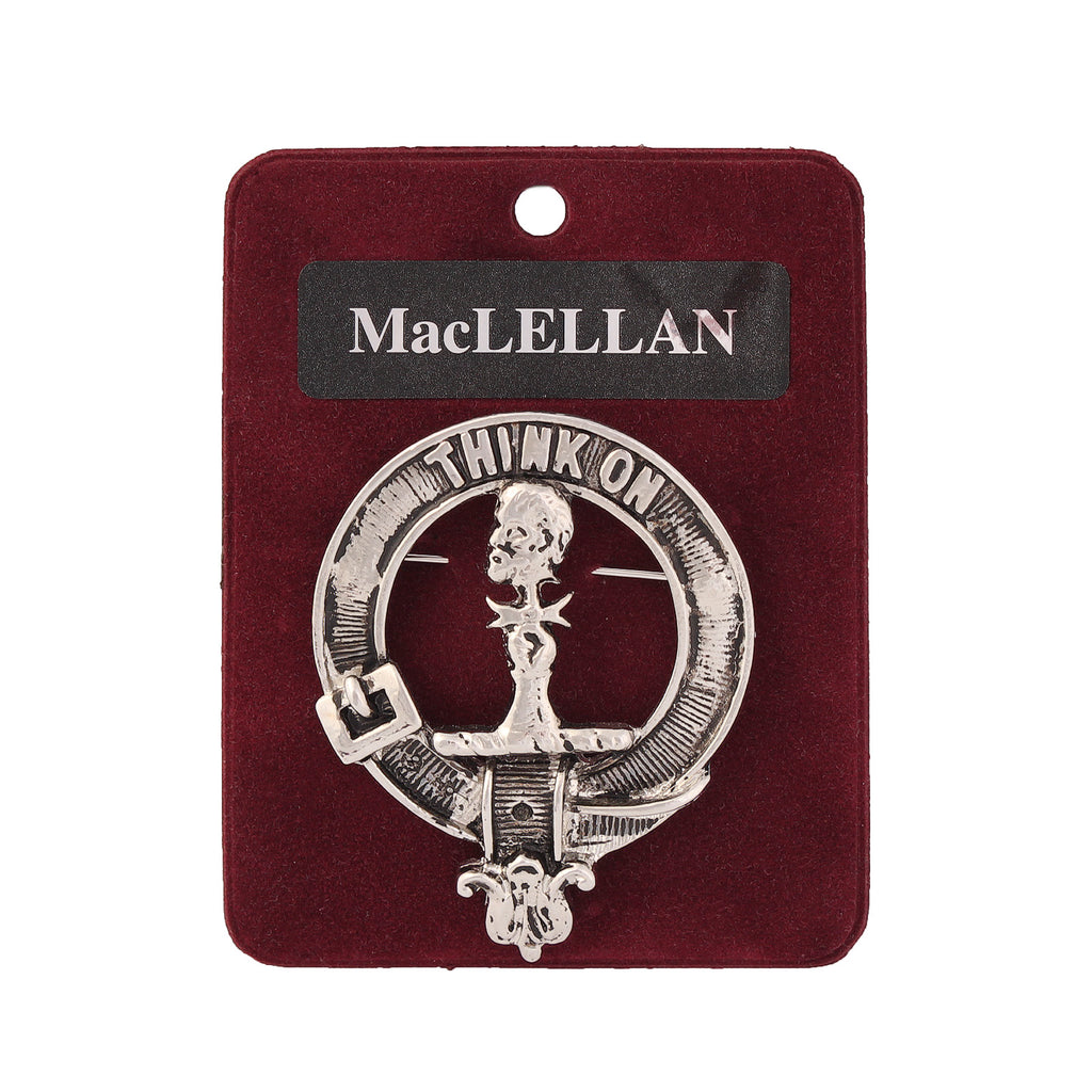 Art Pewter Clan Badge 1.75" Maclellan