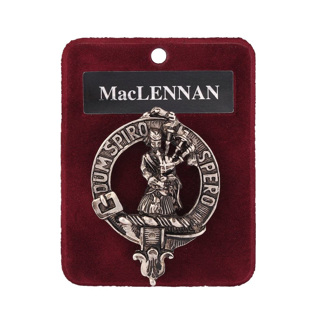 Art Pewter Clan Badge 1.75" Maclennan