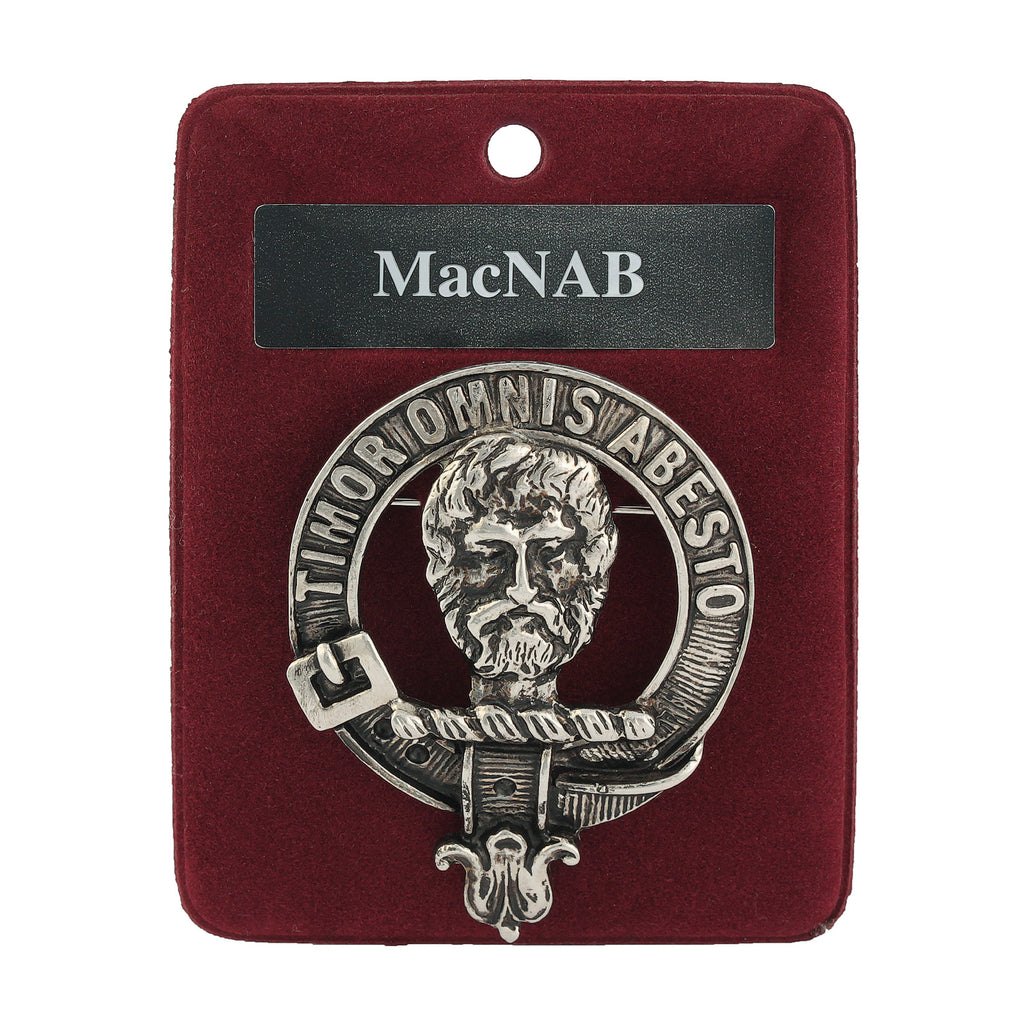 Art Pewter Clan Badge 1.75" Macnab
