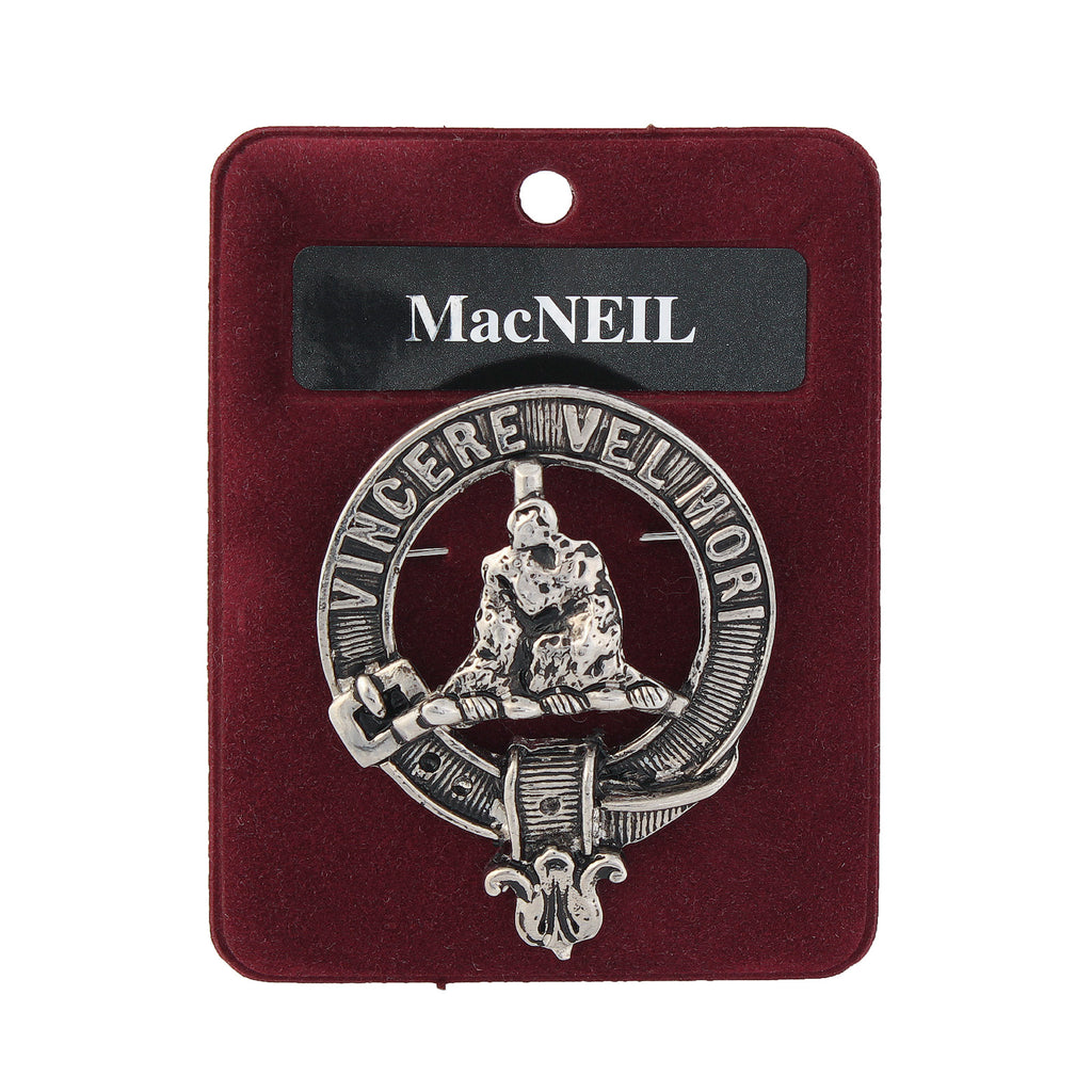 Art Pewter Clan Badge 1.75" Macneil