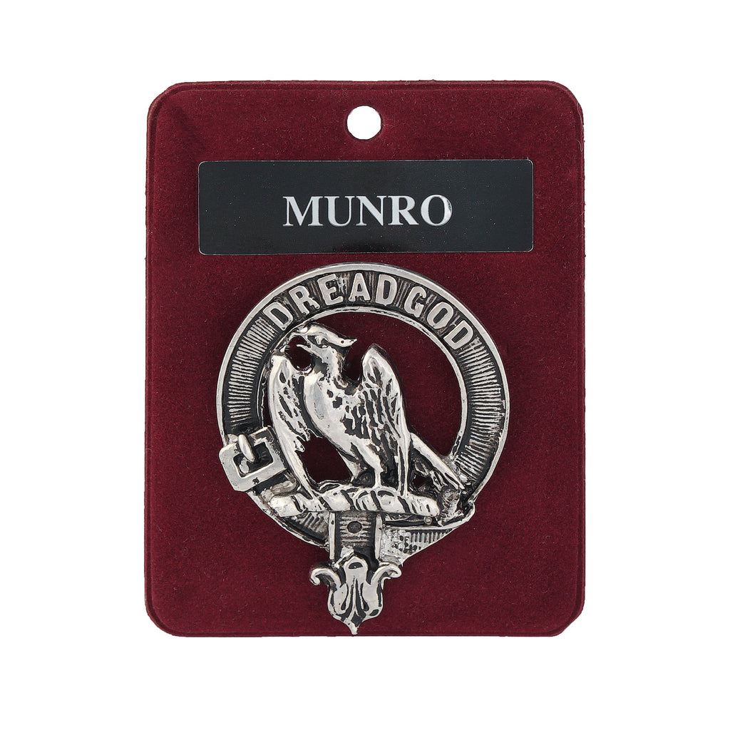 Art Pewter Clan Badge 1.75" Munro