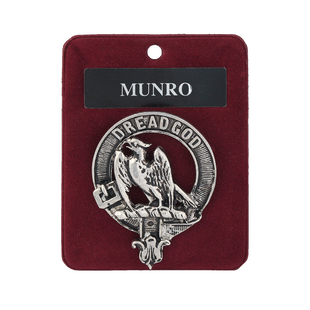 Art Pewter Clan Badge 1.75" Munro