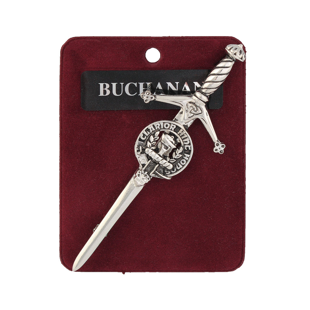 Art Pewter Kilt Pin Buchanan