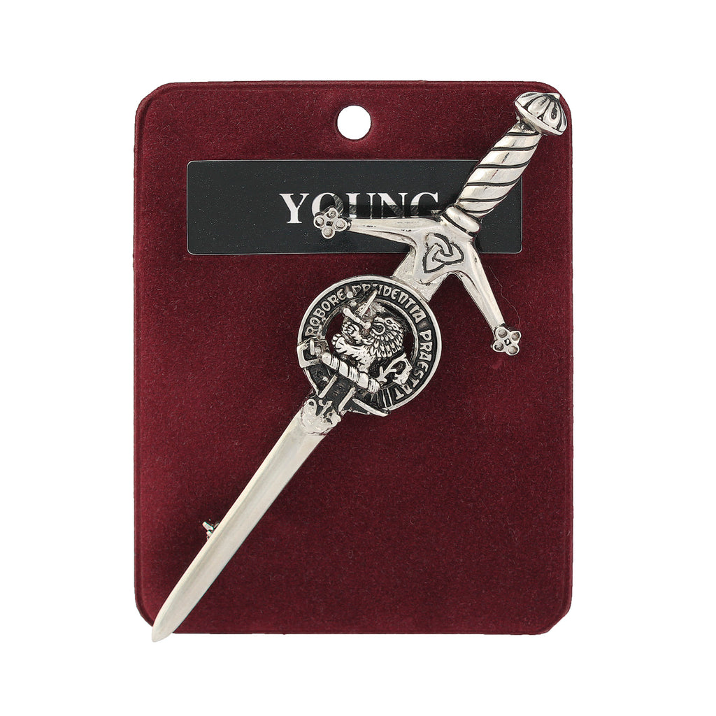 Art Pewter Kilt Pin Young