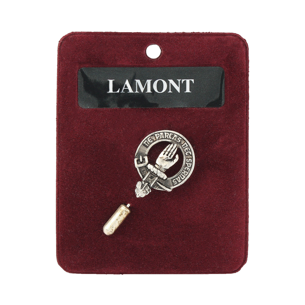 Art Pewter Lapel Pin Lamont