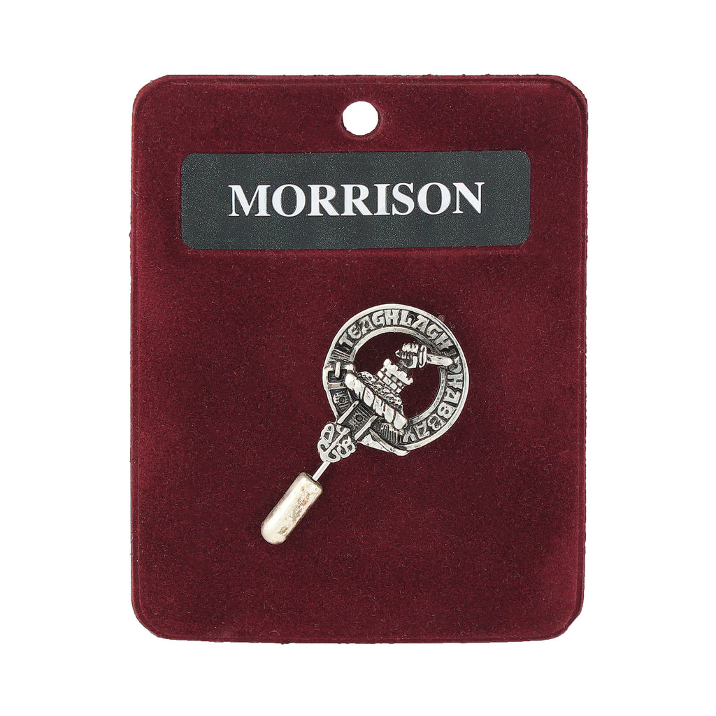 Art Pewter Lapel Pin Morrison