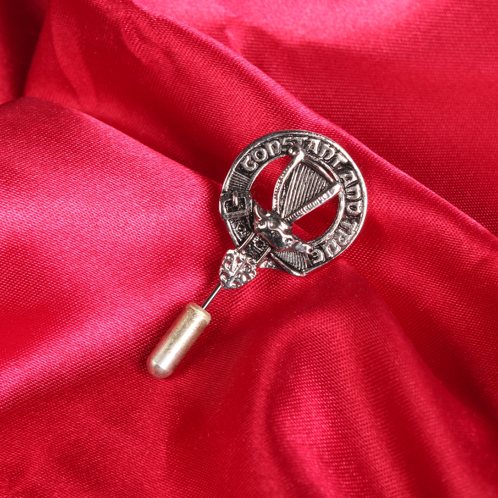 Smith Clan Crested Polished Scottish Made In Scotland Pewter Lapel Pin - Foto 13