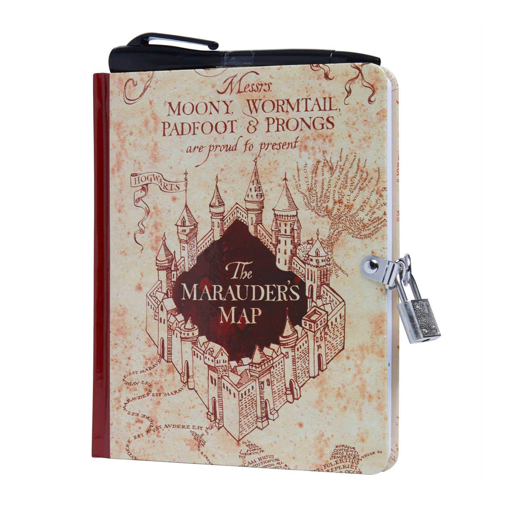 Hp Marauders Map Lockable Diary