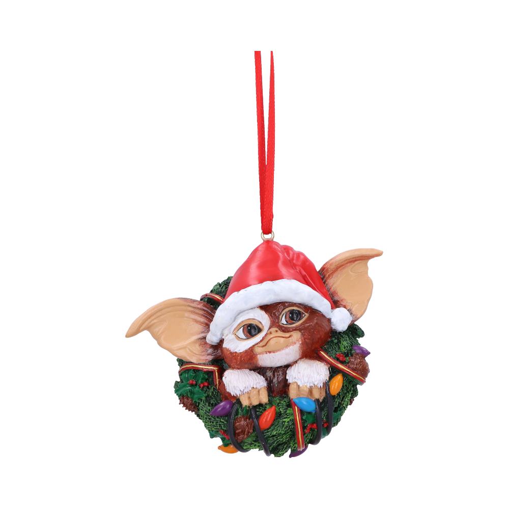 Gremlins Gizmo In Wreath H/Ornament 10Cm